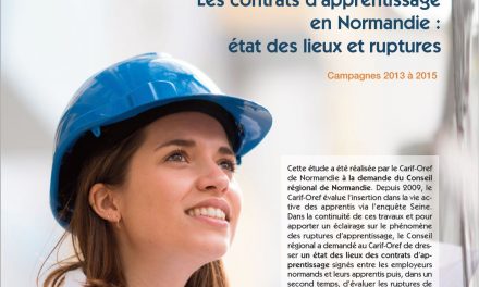 Les contrats d’apprentissage en Normandie : état des lieux et ruptures