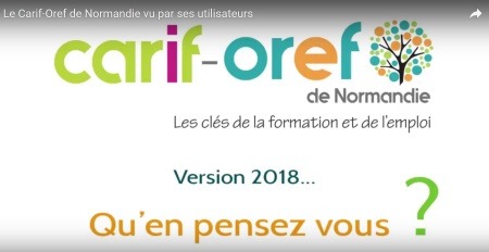 Le Carif-Oref de Normandie en 2018, vu par ses utilisateurs
