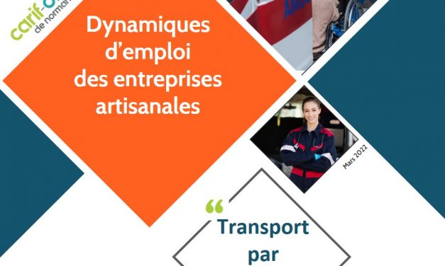Dynamiques d’emploi des entreprises artisanales : transport par ambulance