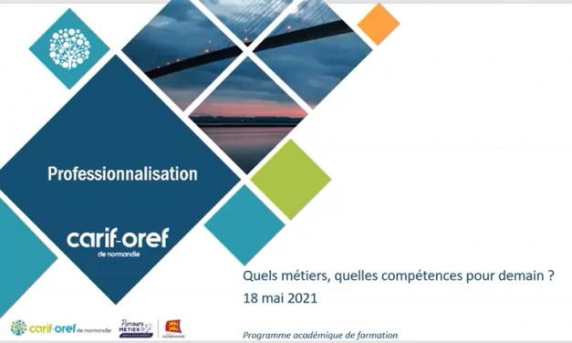 Quels métiers et quelles compétences pour demain ? Mai 2021 (extrait)