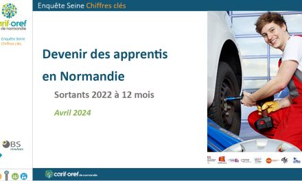Devenir des apprentis en Normandie : sortants 2022 à 12 mois