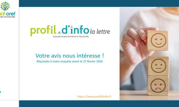 Lettre PROfil d&rsquo;info : donnez-nous votre avis !